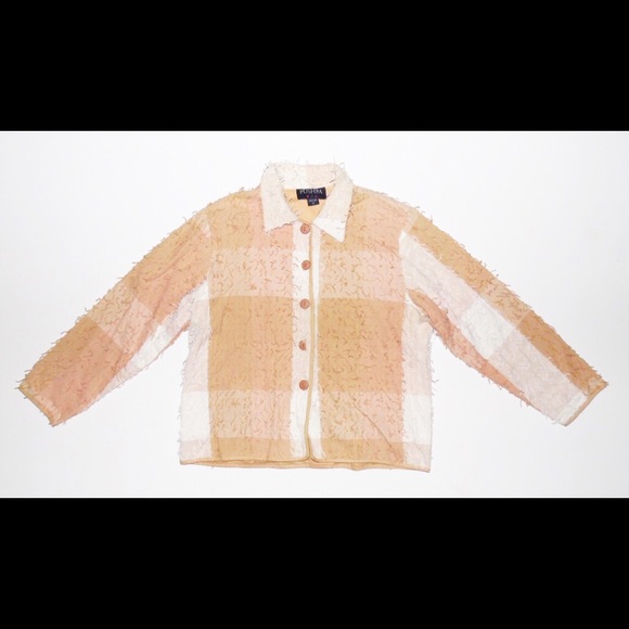 Stringy Color Block Blazer - Picture 2 of 3